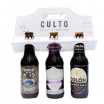 3pack de cerveza artesanal negras
