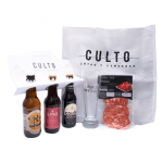 3pack Regalo con vaso y chorizo Picante