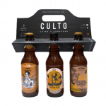3pack de cervezas Artesanales Rubias
